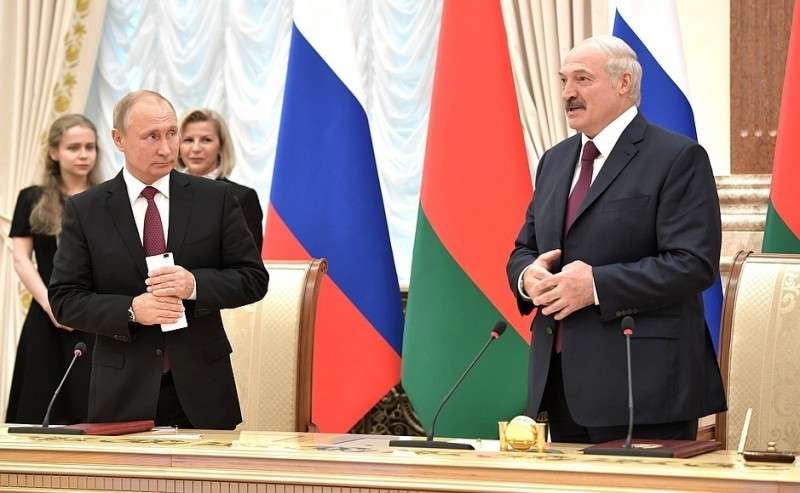 С Президентом Белоруссии Александром Лукашенко.