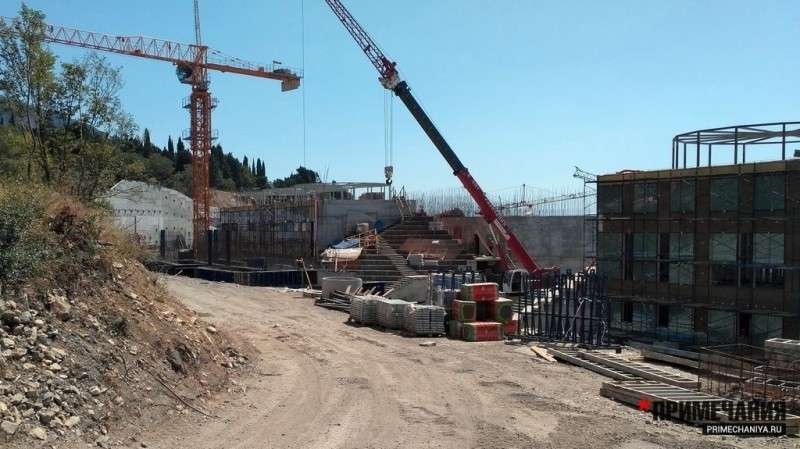 Крым: появились фото нового лагеря в «Артеке» прямо на береговой линии