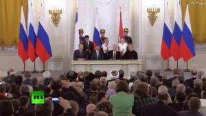 Подписан Договор о принятии Республики Крым в Российскую Федерацию