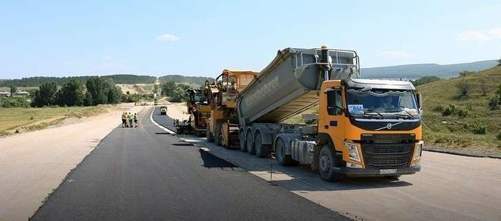 В Крыму началось асфальтирование всех участков трассы «Таврида»