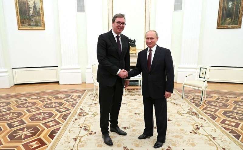 С Президентом Республики Сербия Александром Вучичем.