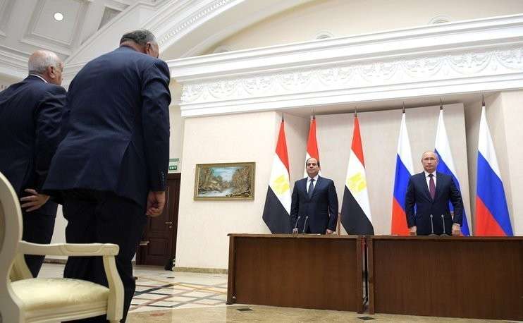 Россия и Египет подписали договор о партнерстве и стратегическом сотрудничестве