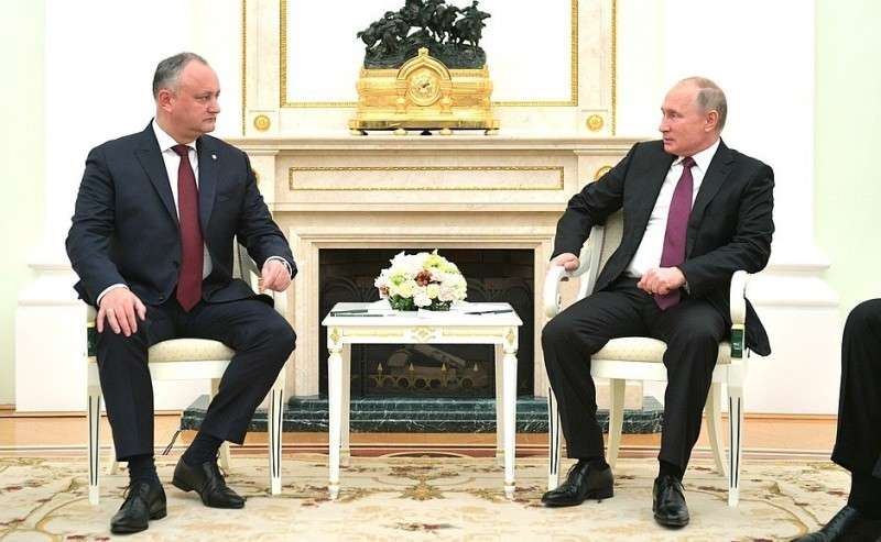 С Президентом Молдовы Игорем Додоном.