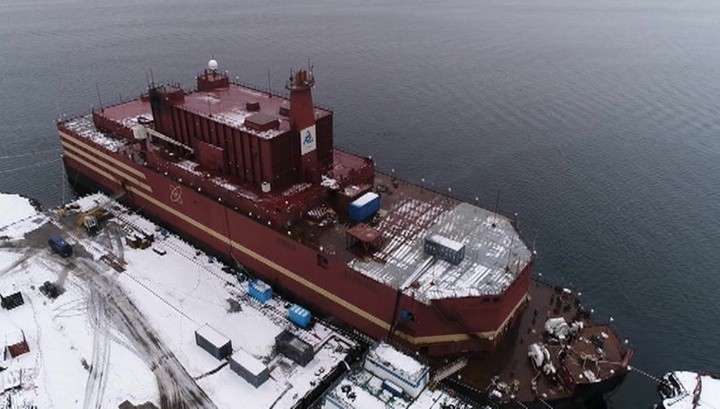 Заработал реактор первой в мире плавучей атомной станции