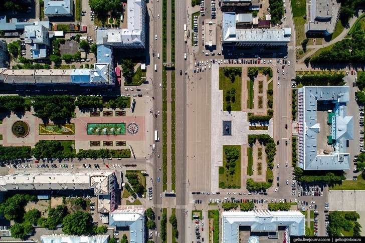 Барнаул с высоты: столица Алтайского края