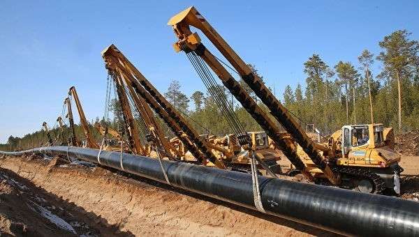 Строительство газопровода Сила Сибири. Архивное фото Строительство газопровода Сила Сибири. Архивное фото