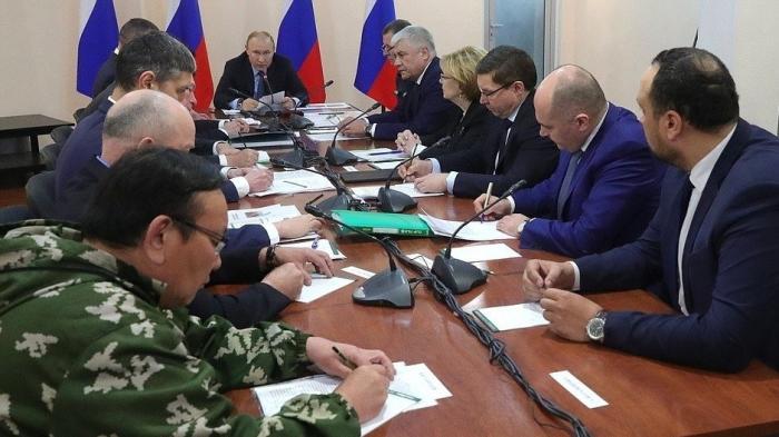 Владимир Путин провёл совещание о ситуации с пожарами в Забайкальском крае