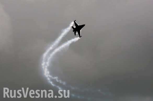 Истребитель F-16 разбился в США (ФОТО, ВИДЕО) | Русская весна
