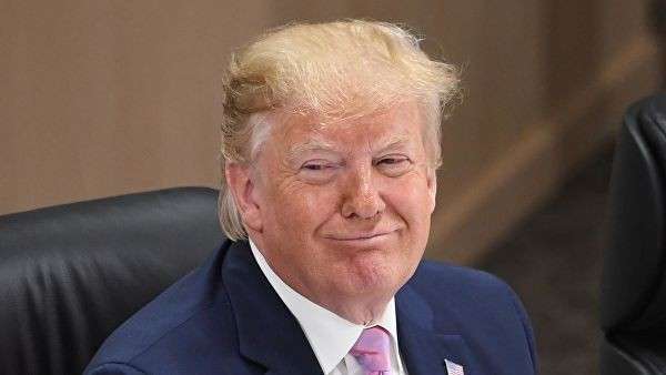 Президент США Дональд Трамп на первом рабочем заседании глав делегаций государств – участников Группы двадцати. 28 июня 2019 Президент США Дональд Трамп на первом рабочем заседании глав делегаций государств – участников Группы двадцати. 28 июня 2019