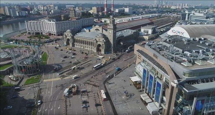 Москва. Новая площадь Киевского вокзала отремонтирована
