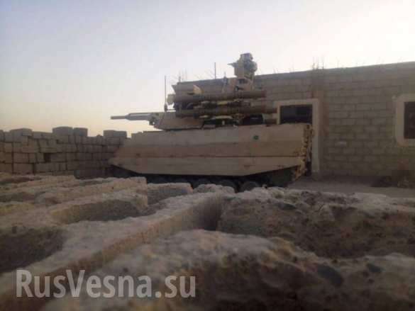 Российский боевой робот «Уран-9» в Сирии проходит боевое крещение | Русская весна