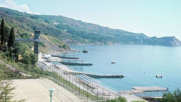 Дом отдыха Айвазовское в Крыму. Архивное фото. Дом отдыха Айвазовское в Крыму. Архивное фото.