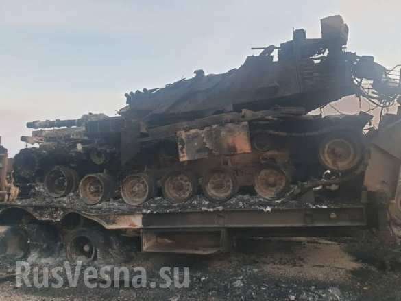 Сожжена колонна армии Турции войсками Башара Асада | Русская весна