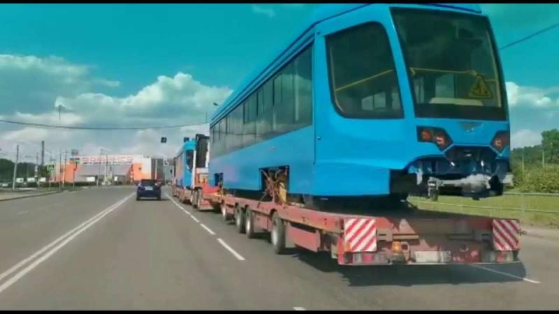 Новокузнецк получил первую партию новых трамваев производства УКВЗ