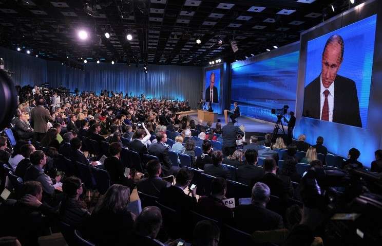 Владимир Путин 18 декабря проведёт ежегодную большую пресс-конференцию