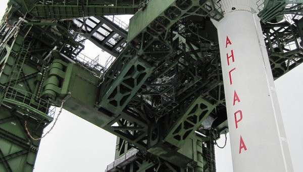 Стартовый комплекс Ангара на космодроме Плесецк. Архивное фото Стартовый комплекс Ангара на космодроме Плесецк. Архивное фото