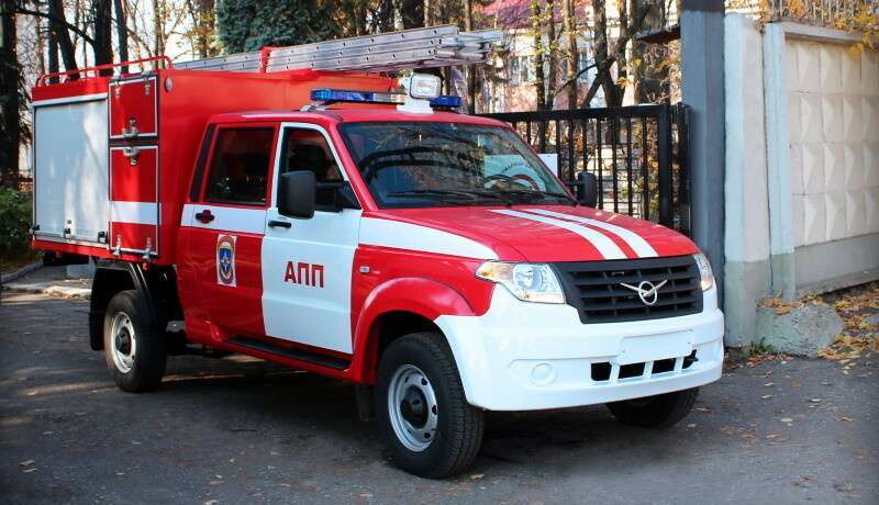 УАЗ и АвтоЛИК начали совместное производство нового пожарного автомобиля на базе УАЗ «Профи»