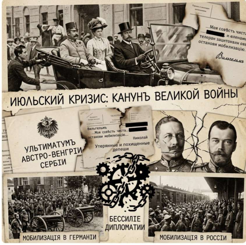 1 августа 1914. Упущенный шанс императоров остановить мировую войну