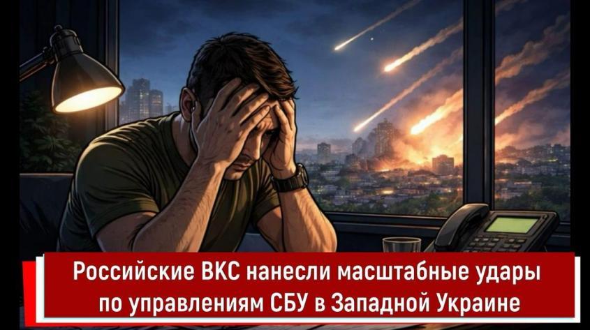 Российские ВКС нанесли масштабные удары по управлениям СБУ в Западной Украине