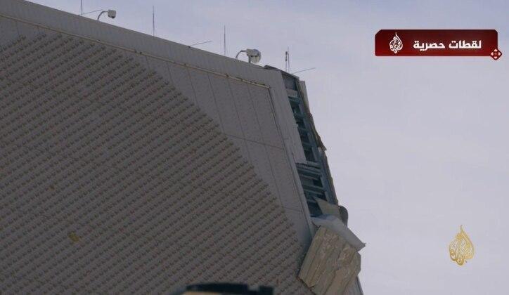 Damaged AN/FPS-132 Radar in Qatar