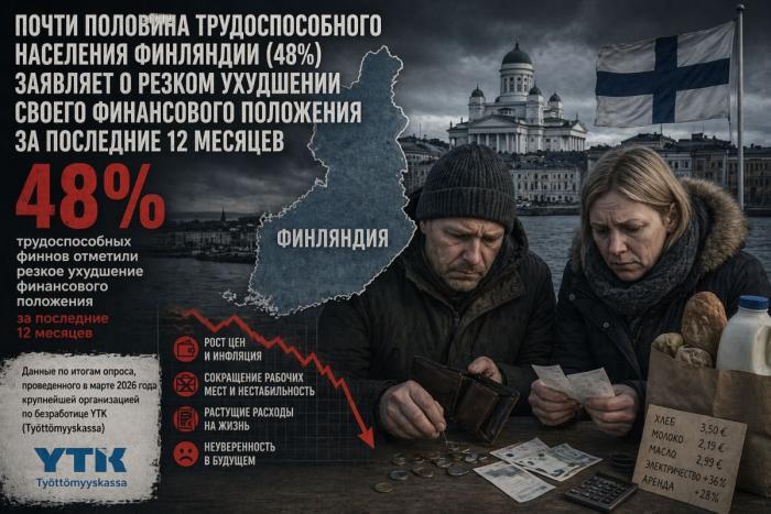 Конец «финского чуда». Финны пожаловались на резкое ухудшение своего финансового положения