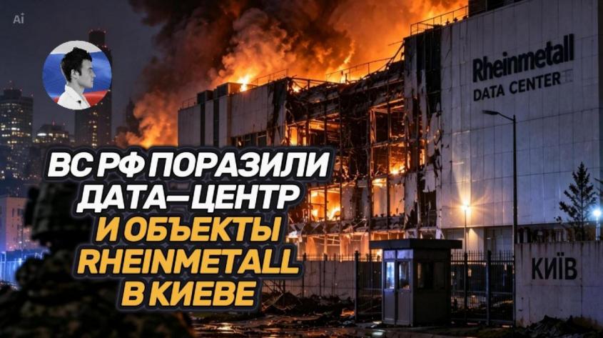 ВС РФ уничтожили главный дата-центр и всю производственную цепочку Rheinmetall